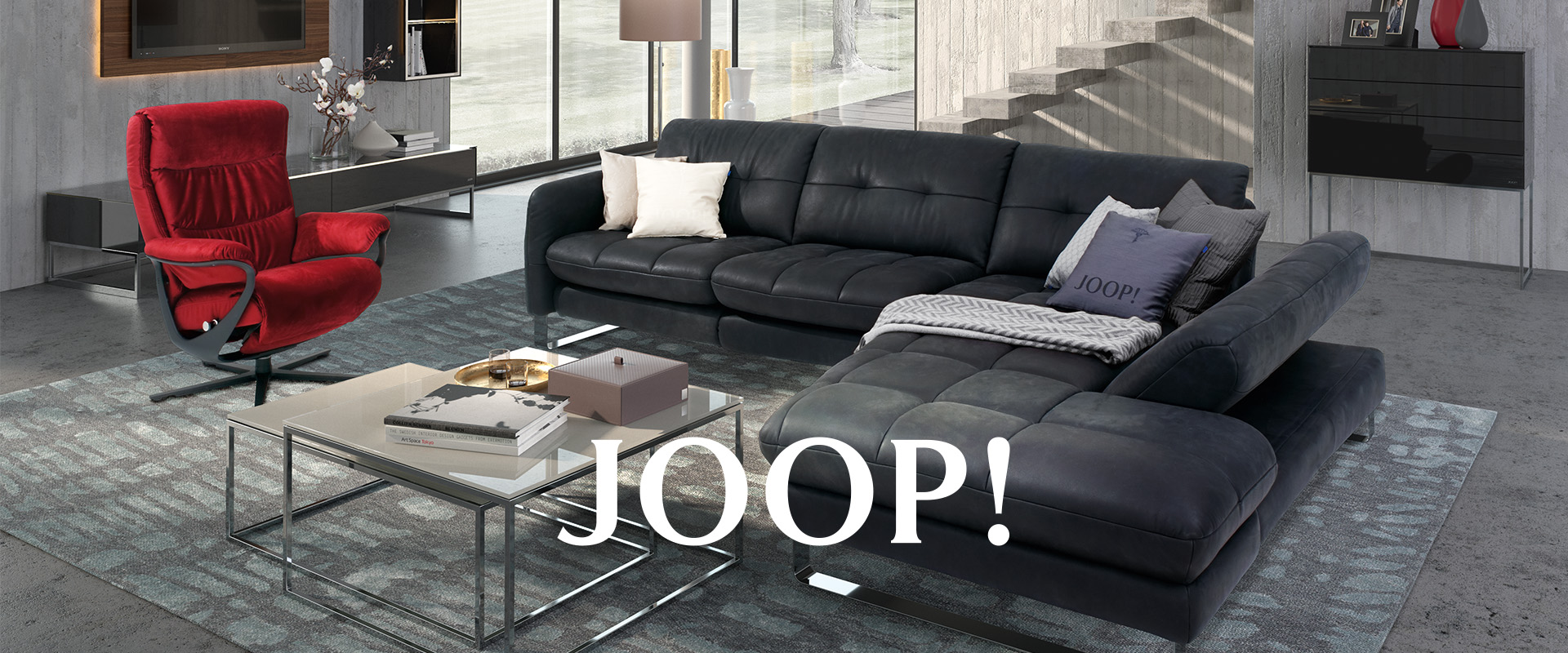 JOOP! kreiert hochwertige Design-Möbel für Bad, Schlafzimmer und Wohnzimmer.